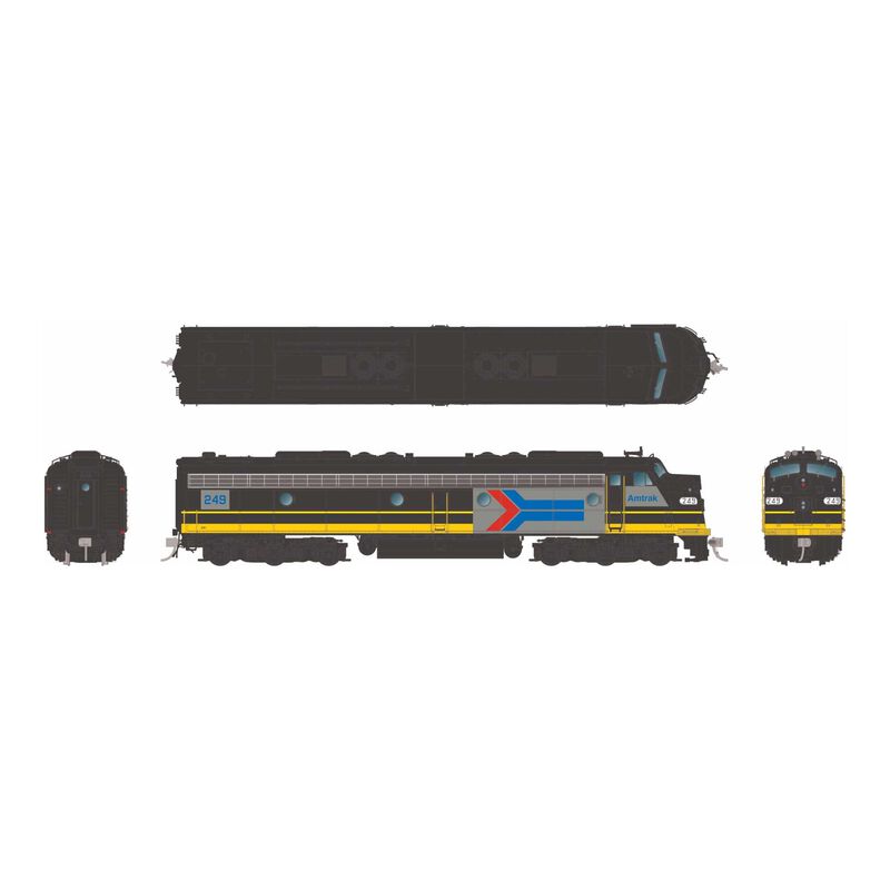 HO EMD E8A (DC/Silent): Amtrak - SCL Patch: #249