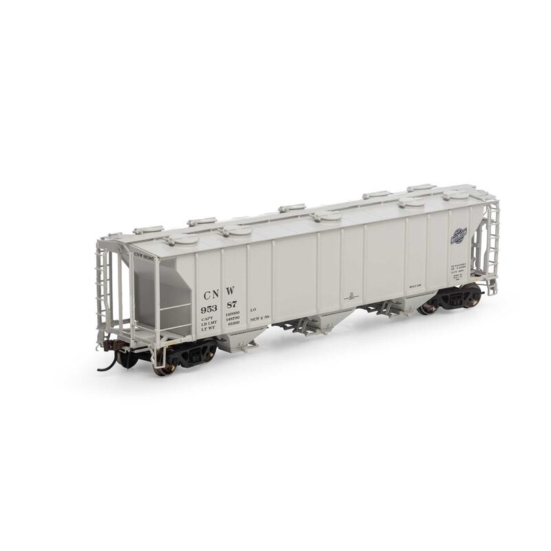 HO PS-2 2893 3-Bay Covered Hopper, C&NW #95387