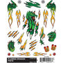 Dry Transfer Decals, Flaming Dragon