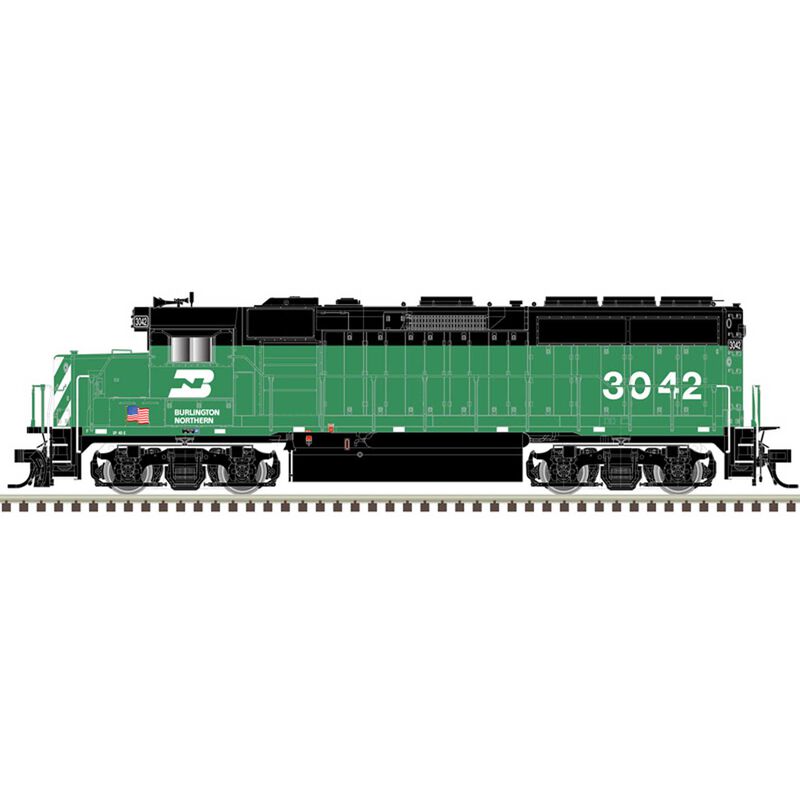 HO GP40-2 with DCC & Sound BN (Flag) #3042