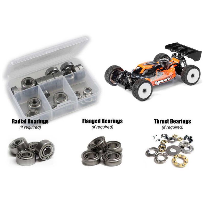 Team XRAY XB8 2024 Nitro 1/8th(#350019) Metal Shielded Bearing Kit