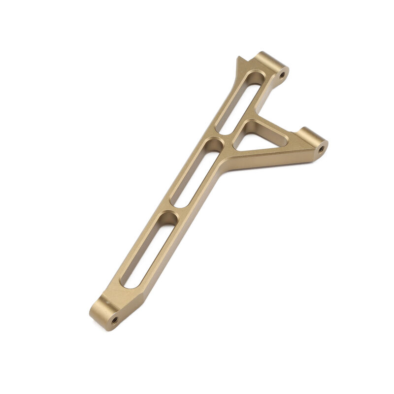 Front Chassis Brace, Aluminum, Hard Anodized: 5T, 5B