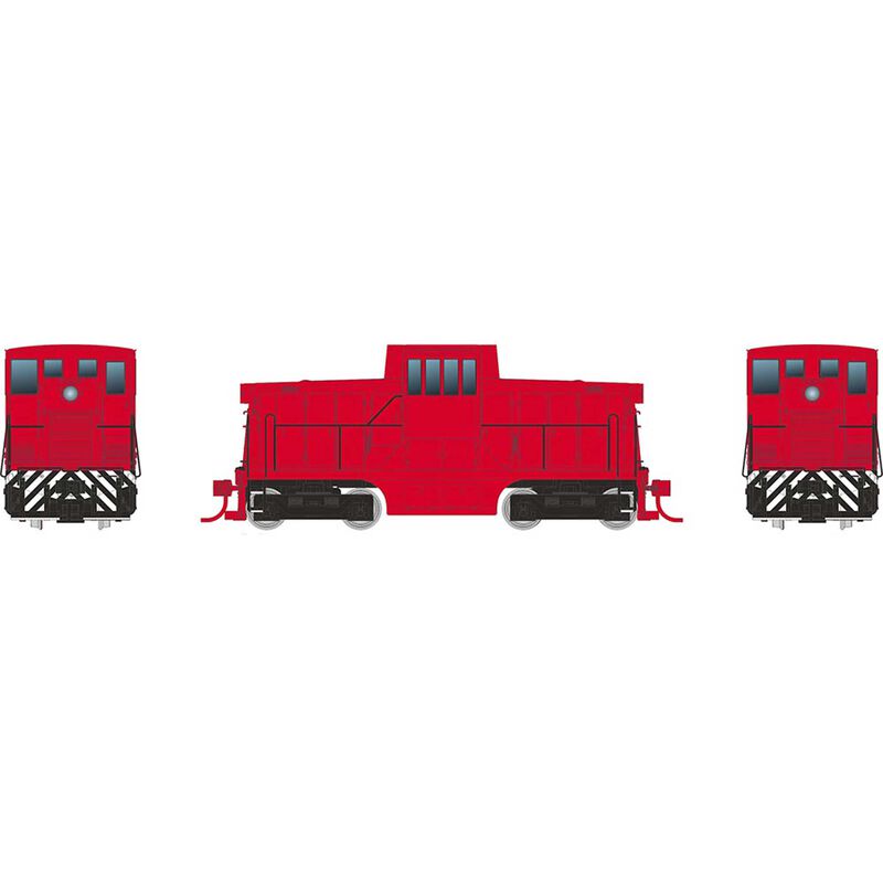 HO GE 44 Tonner Switcher Locomotive, Industrial Yellow Phase Ic Body