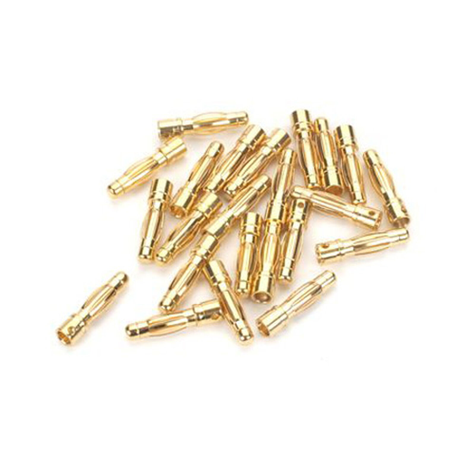 Connector: Gold Bullet Male, 4mm (30)