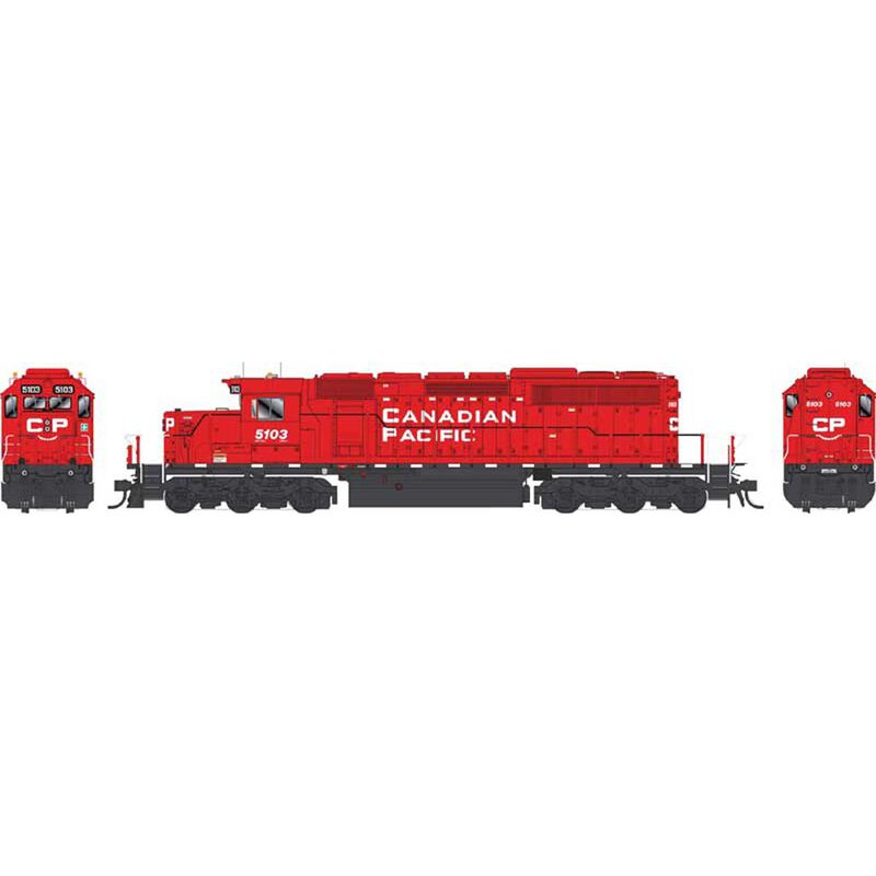 HO SD40 CPR Block Lettering SD40-3 #5103