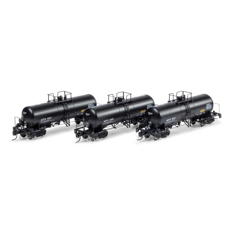 N 13K Gallon Acid Tank Car, ASTX #5042/5045/5047 (3)