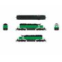N, EMD SD40-2, BNSF 1686, BN Black/Green/White w/ Patch, No-Sound / DCC-Ready
