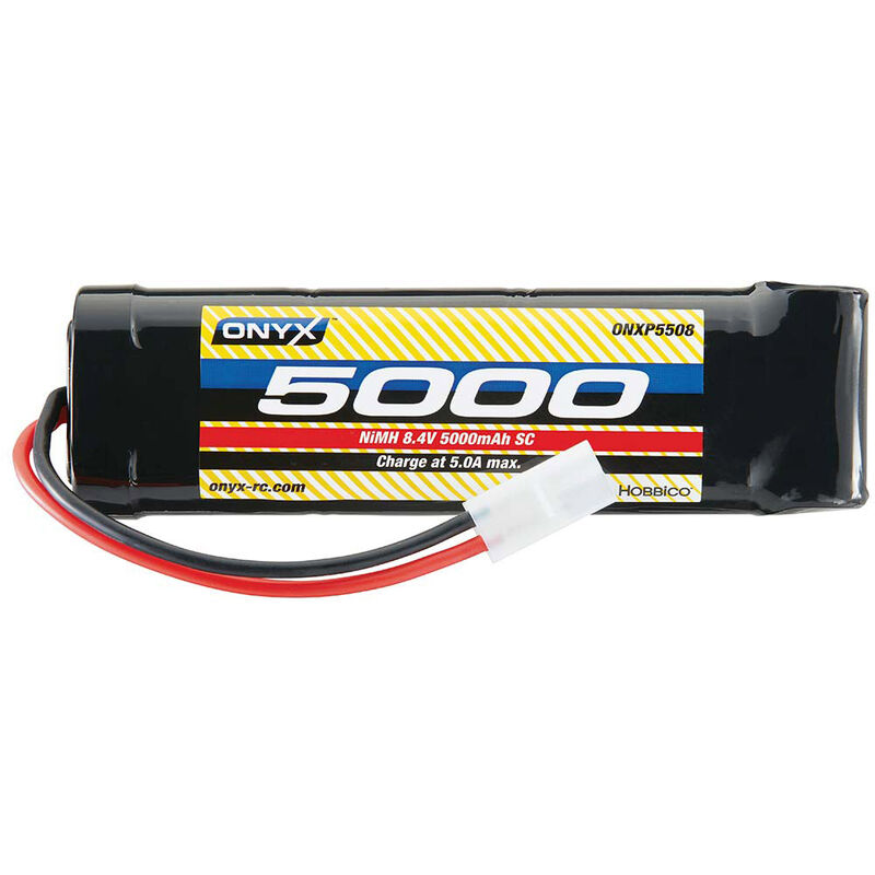 8.4V 5000mAh 7-Cell Sub-C Stick NiMH Battery: Tamiya Connector