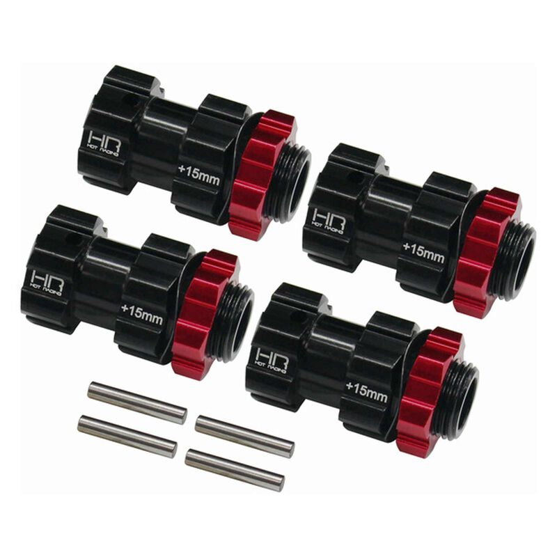 Aluminum 17mm Hex Hubs 15mm Offset: ARRMA 6S BLX