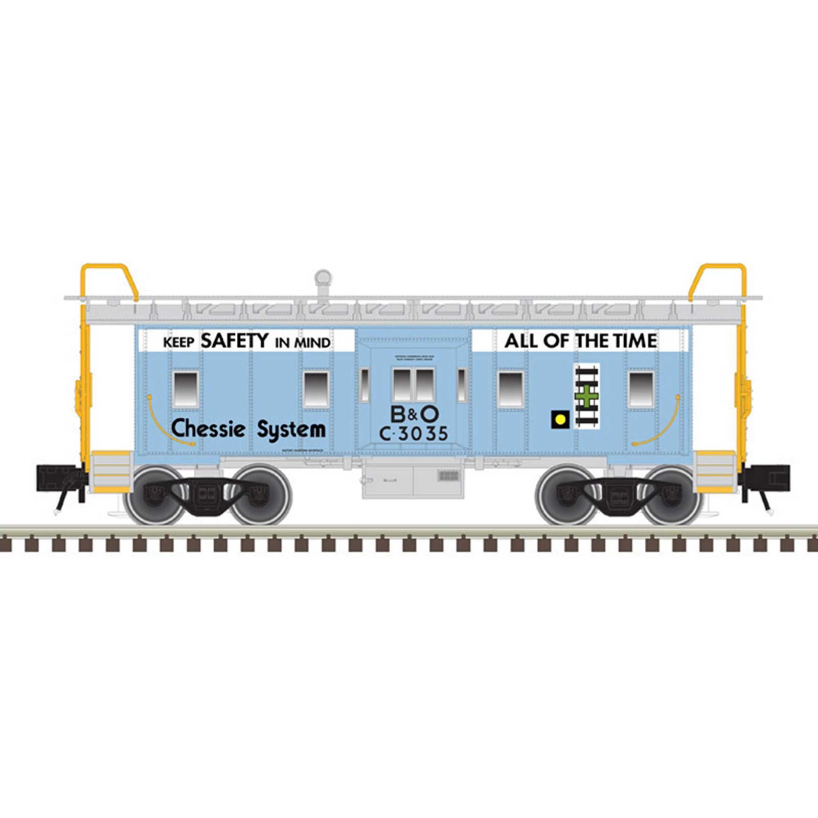 O Bay Window Caboose Chessie System* C-3035