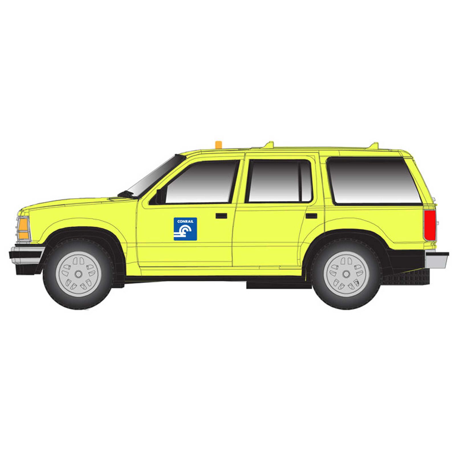 N Ford Explorer Conrail, Neon Lime/Blue