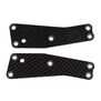 1.2mm Carbon Fiber Front Upper Suspension Arm Inserts, 1/8 Team Associated RC8T3.2
