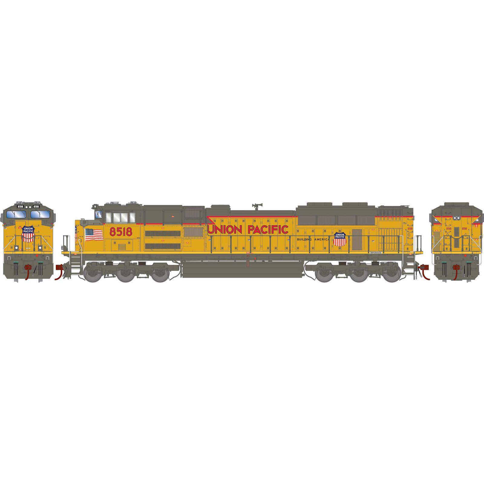 HO SD70ACe Locomotive with DCC & Sound, UP #8518
