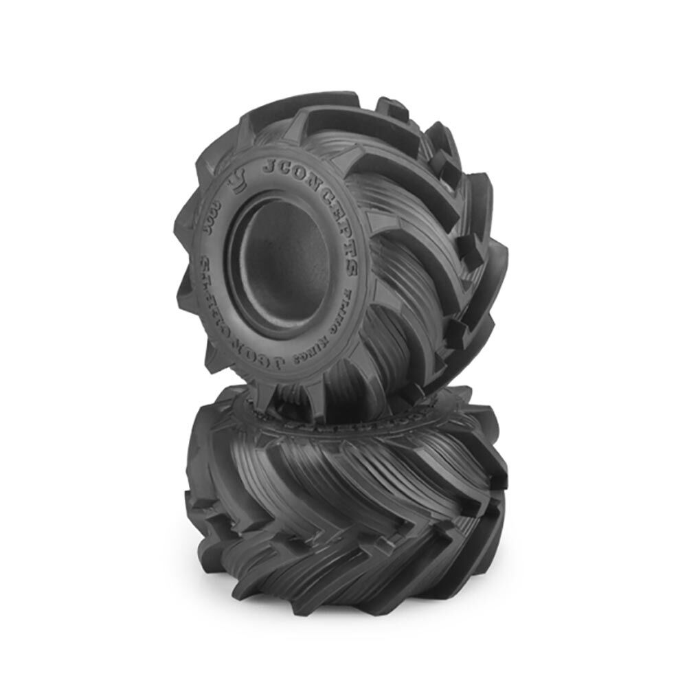 J Concepts Fling Kings Jr 2.2 Gold RC Tires - Mega Truck Style For Electric Cars