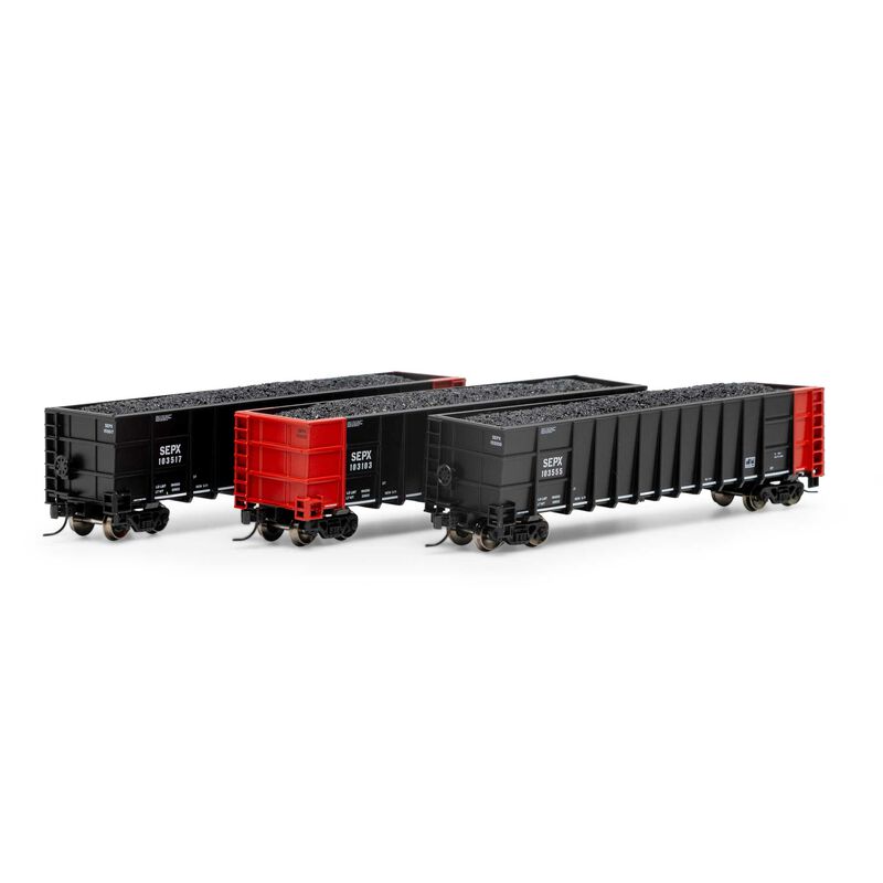 N Thrall High Side Gondola with Load, SEPX #3 (3)