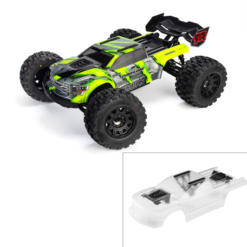 Pro-Line Racing 1/8 Brute Clipless Clear Body: ARRMA KRATON 6S
