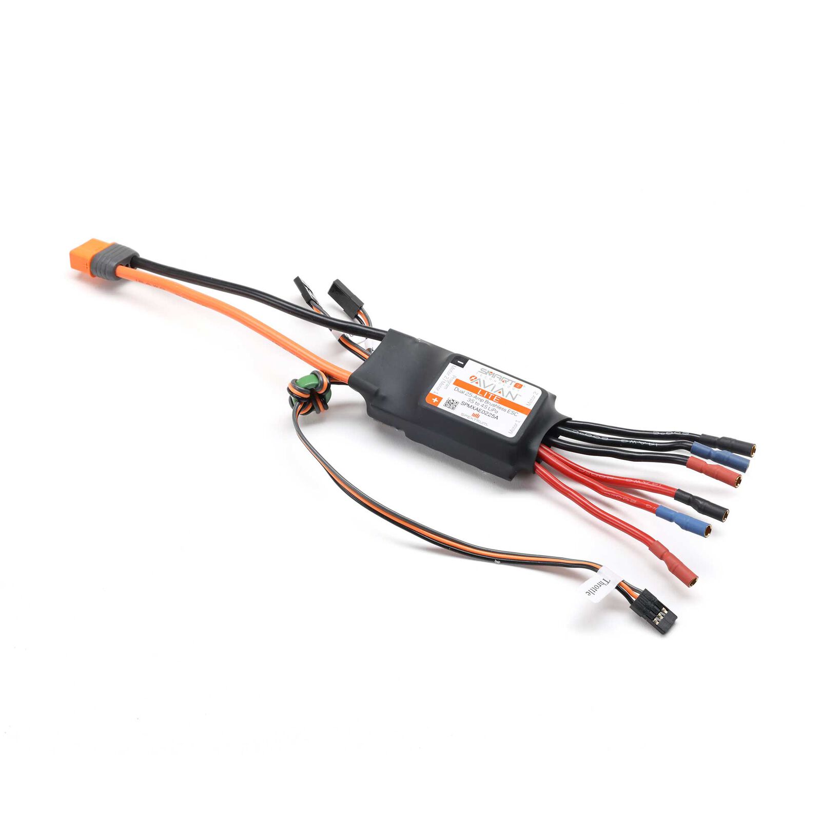 Avian 25-Amp Dual Smart Lite Brushless ESC, 3S-4S: IC3