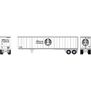 N ATH 45' Fruehauf Z-Van Trailer Smooth Side, ICRZ #631051