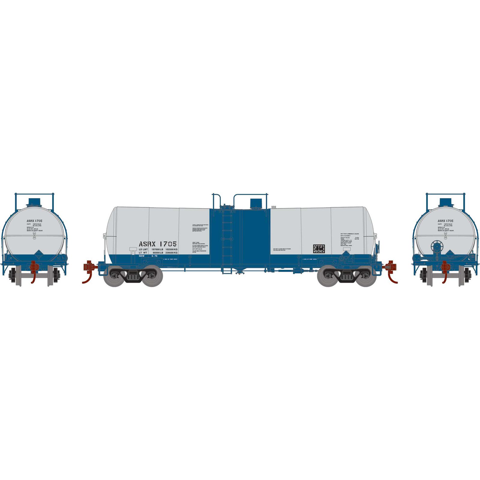 HO 16,000 Gallon Clay Tank, ASRX #1701