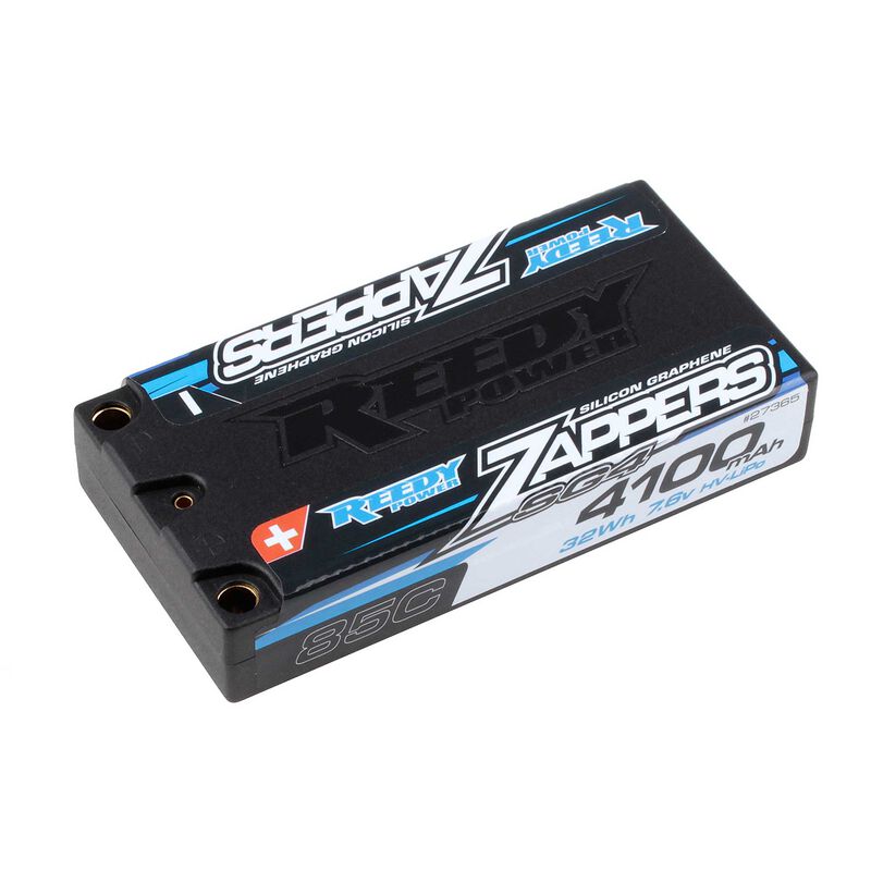 7.6V 4100mAh 2S 85C Zappers SG4 Shorty LiHV Battery
