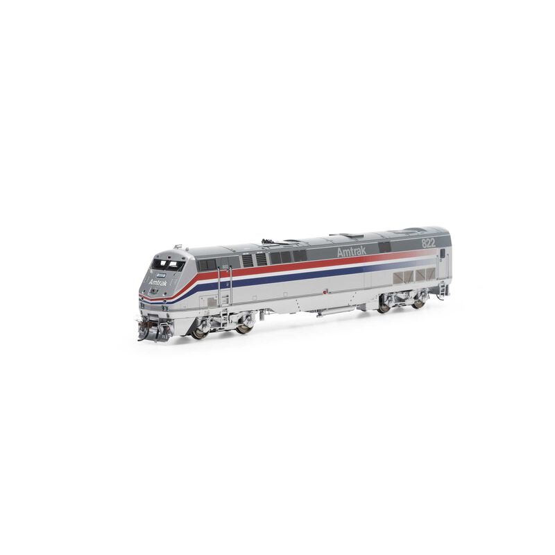 HO P40DC Locomotive with DCC & Sound, Amtrak, Phase III #822
