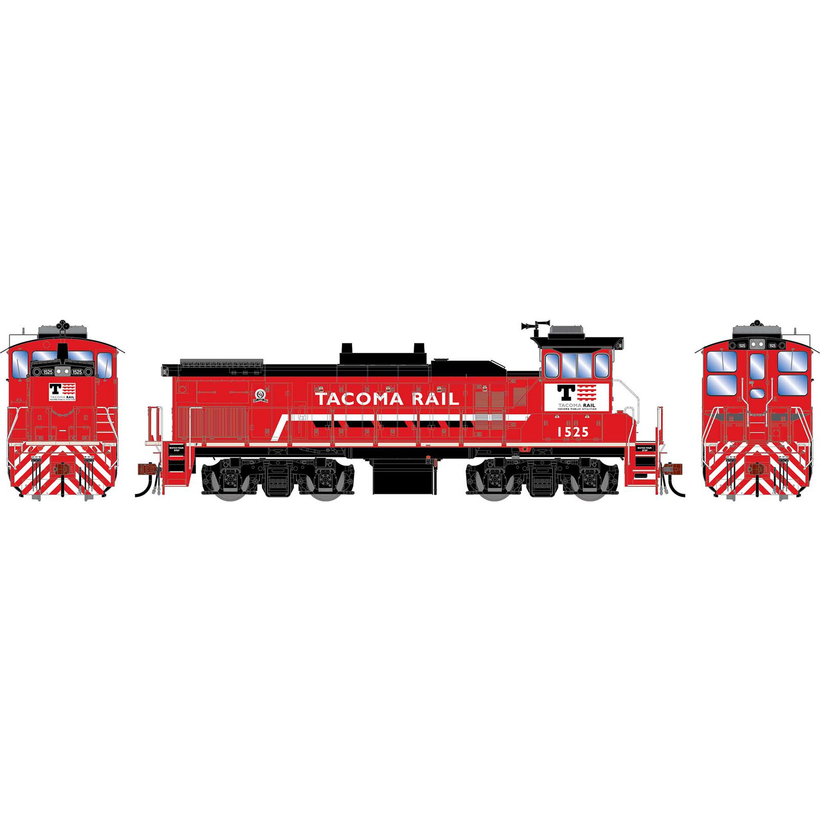 HO GEN MP15AC Locomotive, TMBL #1525