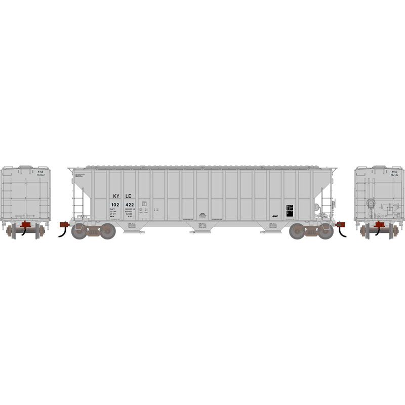 HO ATH FMC 4700 Covered Hopper, Primed For Grime KYLE #102422