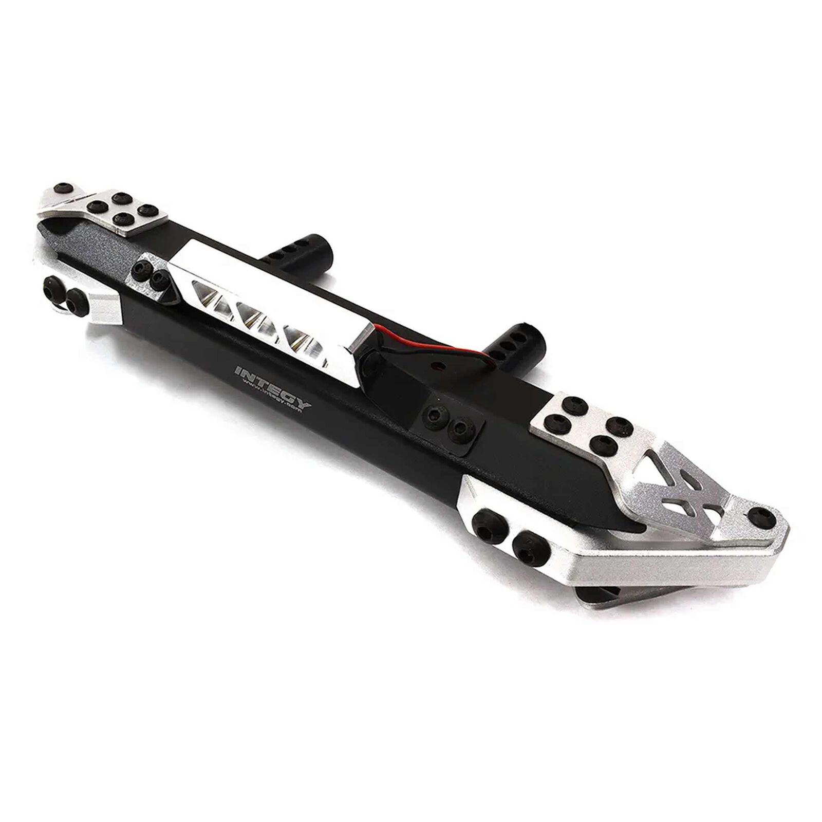 Front Alloy Bumper with LED: Axial SCX6 JLU Wrangler