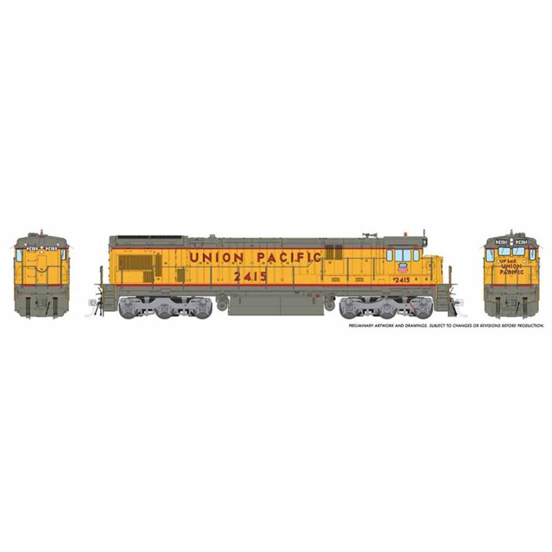 HO C30-7 Locomotive DC/DCC & Sound, UP #2415