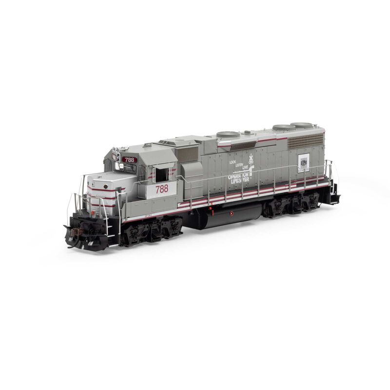 HO GP38-2 Locomotive with DCC & Sound, EMD Lease / OLS #788