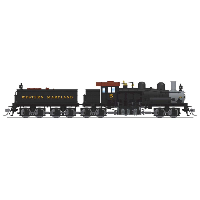 HO Class D 4 Truck Shay Locomotive, WM #5