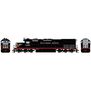 HO SD40T-2 Locomotive with DCC & Sound, SP/Black Widow #8392