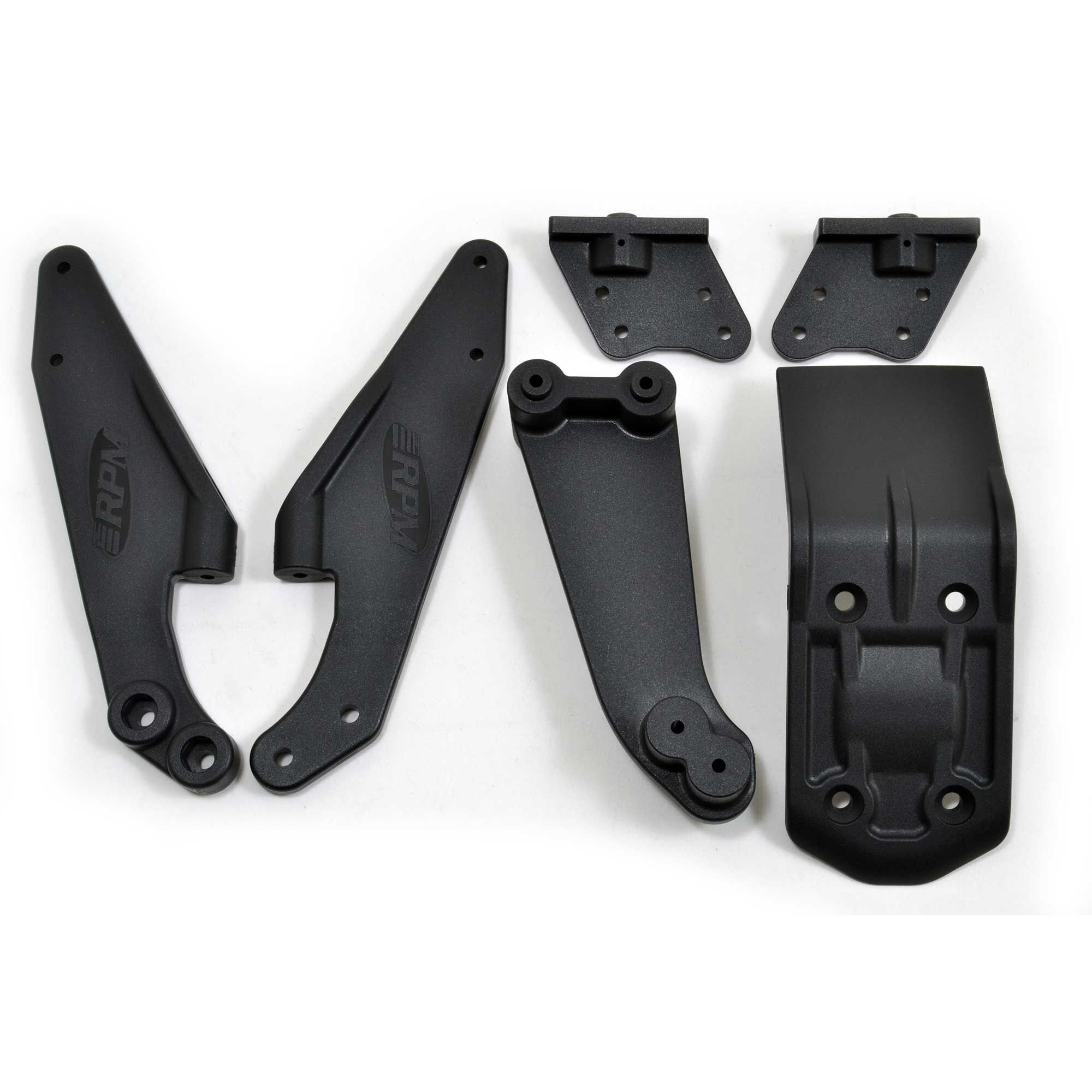 RPM HD v2 Wing Mounts - Black: ARRMA Kraton 6S EXB v2 | Tower Hobbies