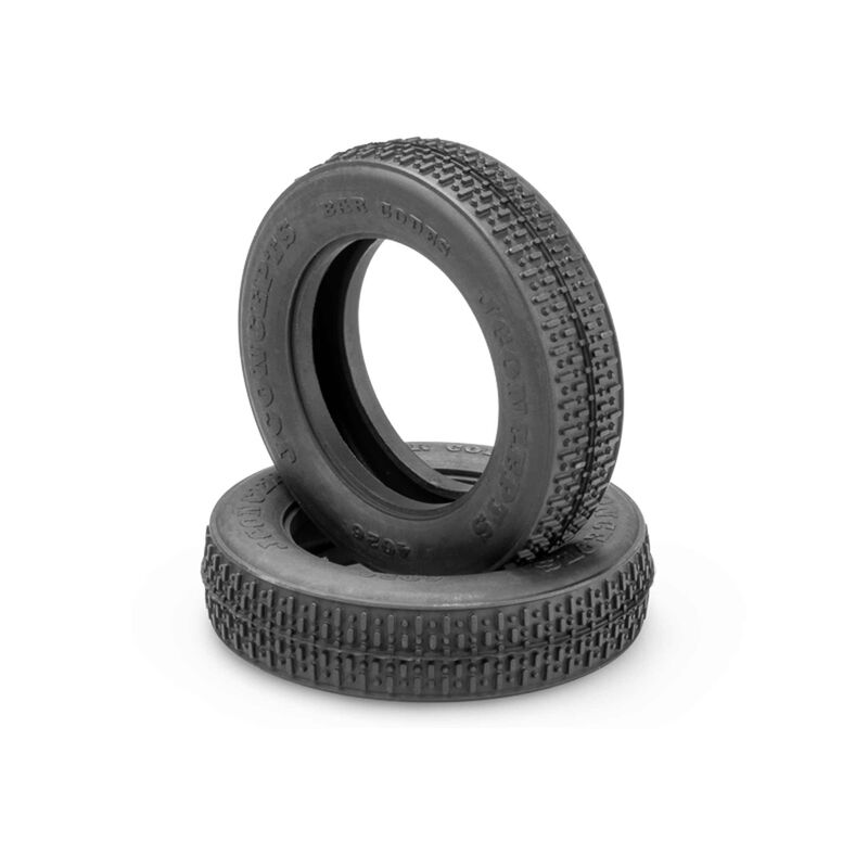 1/10 Bar Codes V1 1.9” Front Buggy Tires and Inserts, Gold Compound (2)