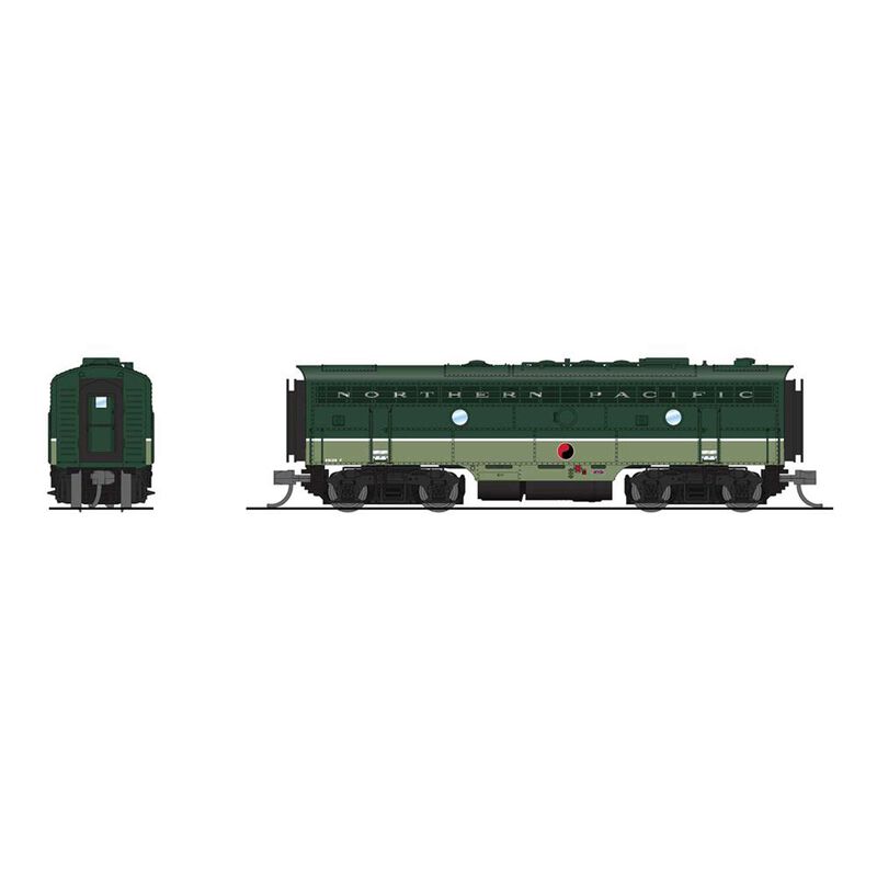 N EMD F7B Locomotive, Loewy NCL Scheme, Paragon4, NP #6513B