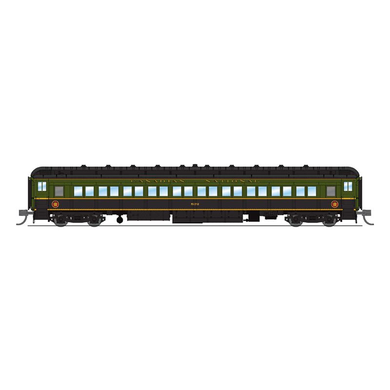 6539 CN 80' Passenger, Green & Black, 2-pack A,N