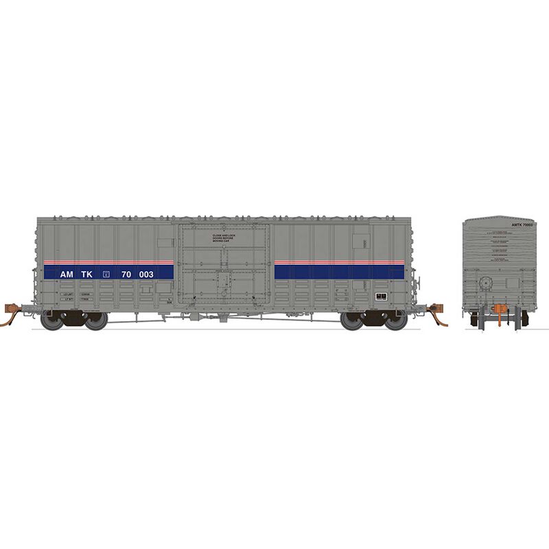 N scale B100 Boxcar: Amtrak Phase IV