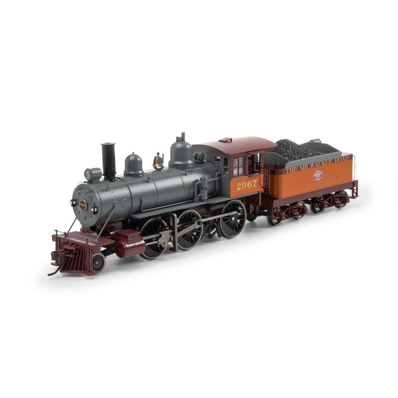 HO 2-6-0 Steam Locomotive, MILW #2967