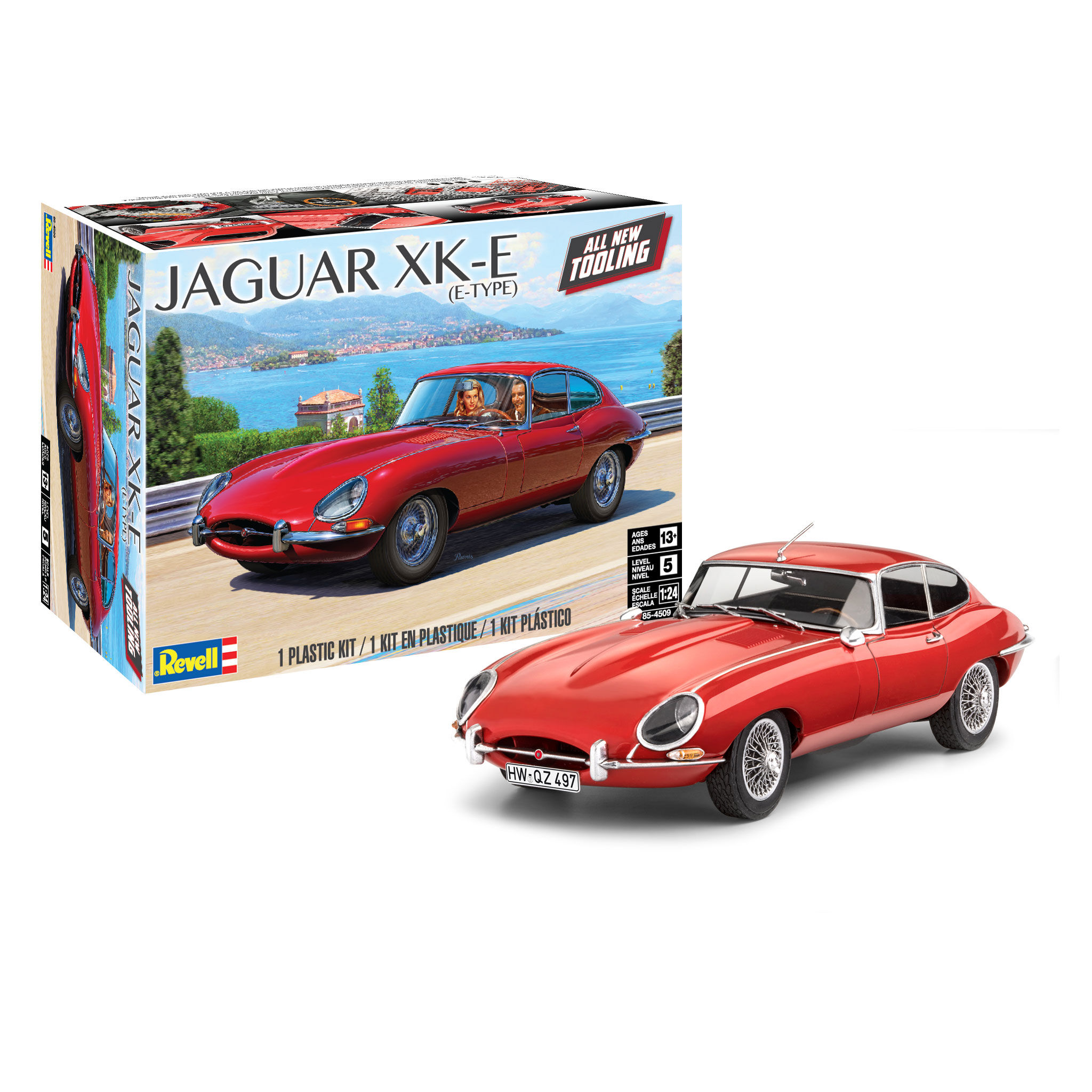 【希少】Revell Jaguar E-Type (XK-E) 1:8 JAGUAR E-TYPE XKE in 1:8 scale | FACTORY SEALED | eBay
