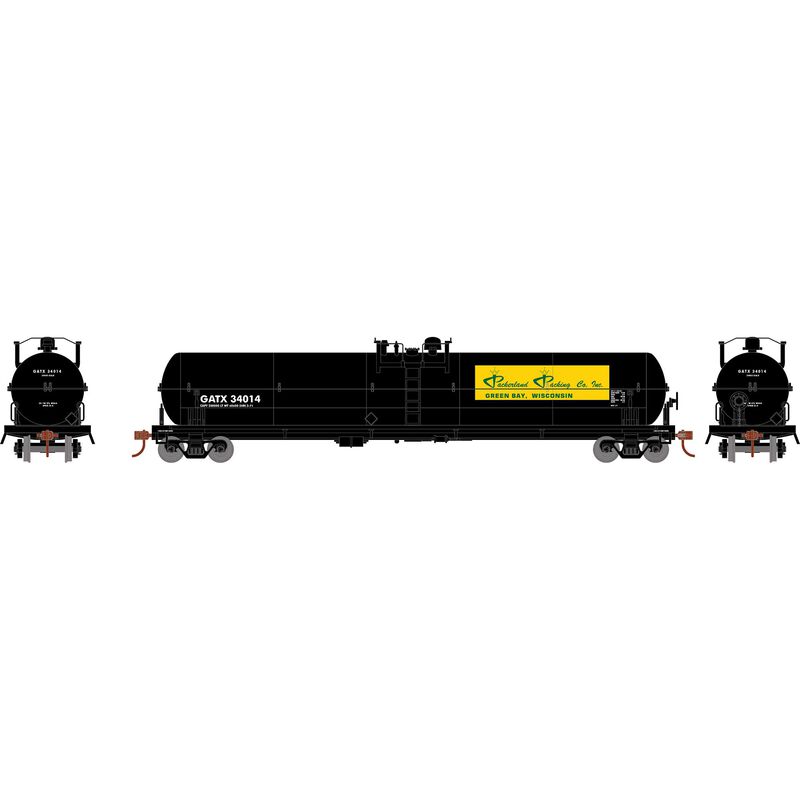 HO ATH 62' Tank Car, GATX #34014