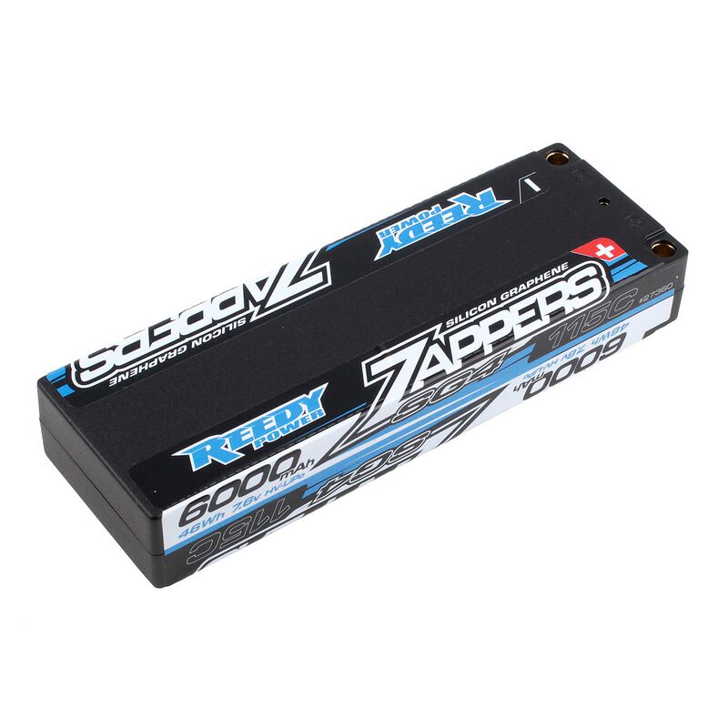 7.6V 6000mAh 2S 115C Zappers SG4 LP Stick LiHV Battery