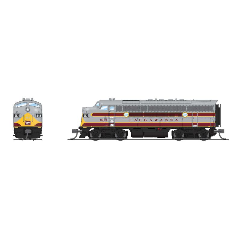 EMD F3A, DLW 664, As Appears Today, No-Sound / DCC-Ready, N