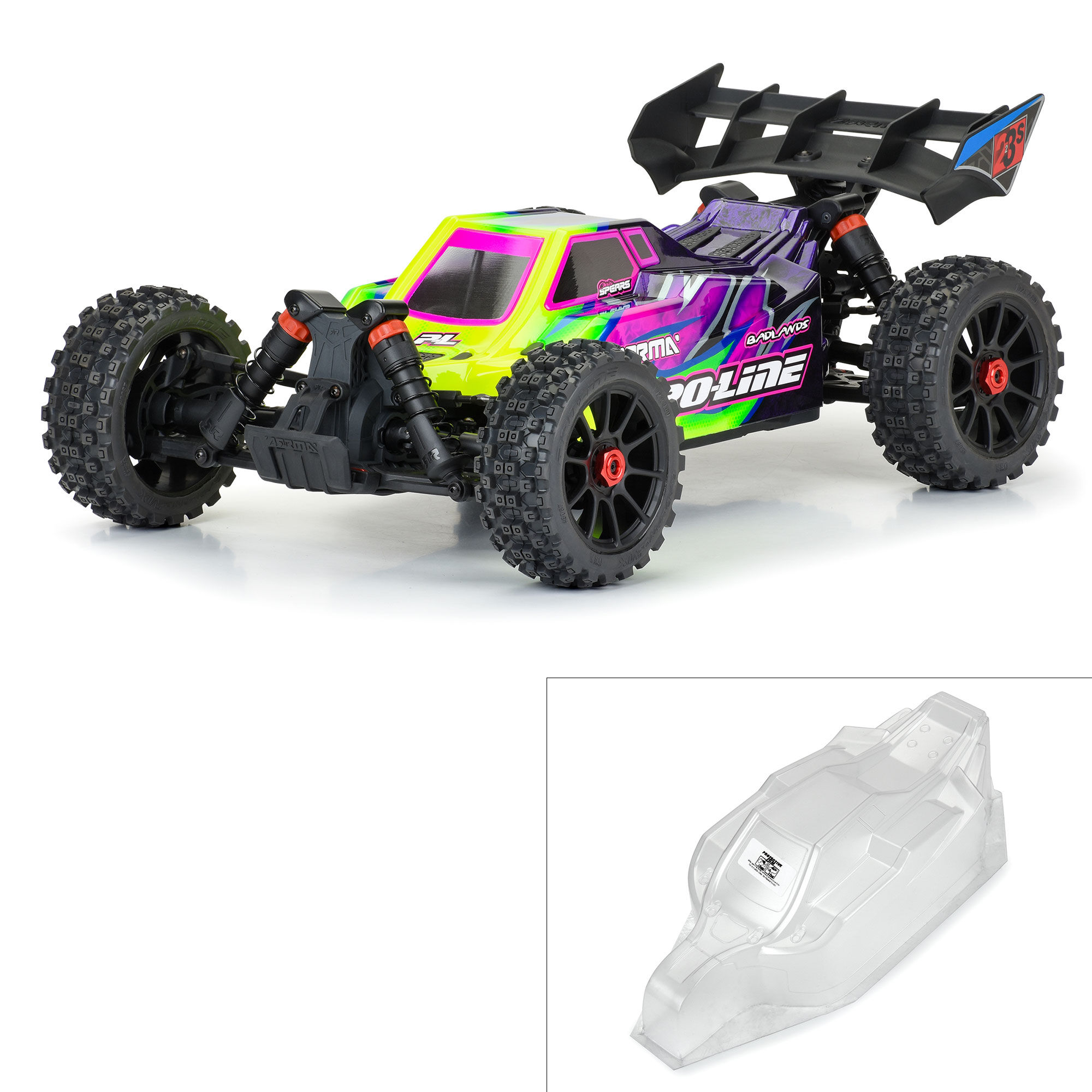 Pro-Line Racing 1/8 Axis Clear Body: Typhon 223S | Tower Hobbies
