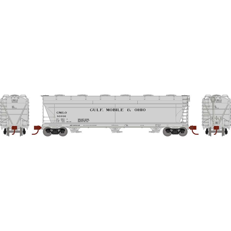 N ACF 4600 3-Bay CF Hopper, GM&O #81016