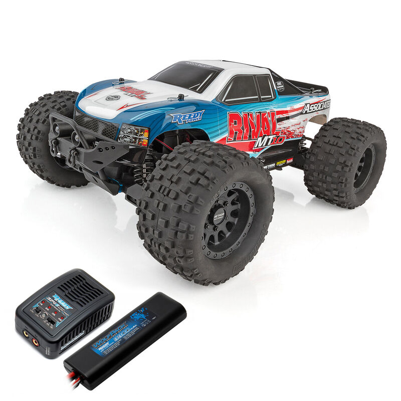 1/10 Rival MT10 4X4 Monster Truck Brushless RTR, LiPo Combo
