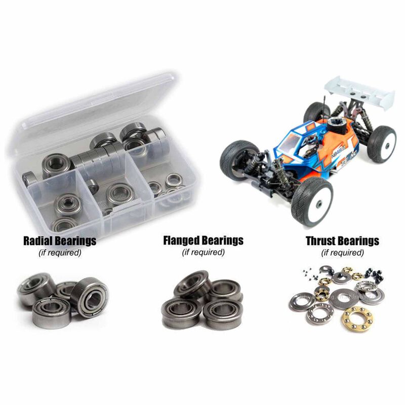 Metal Shielded Bearing Kit, 1/8 Tekno NB48 2.2