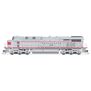 HO GE ES44AC Locomotive with DCC & Sound, CBQ #6325 Aluminum/Red Fantasy Paint