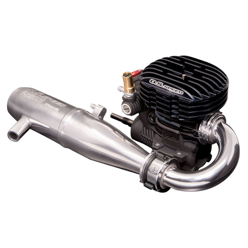 O.S. Speed B2103 Type S Buggy Engine with T-2100SC Pipe