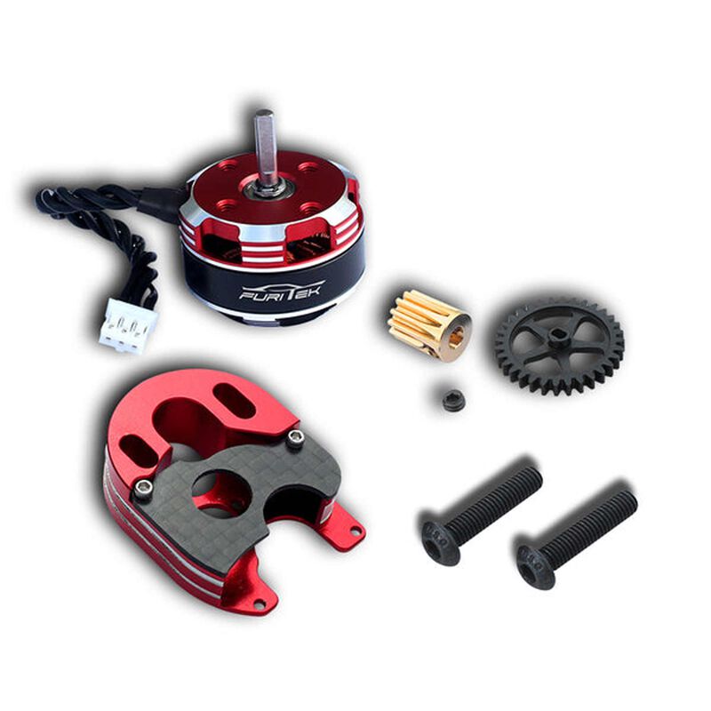 Ultimate Plus Brushless Conversion Kit, 2204 Motor, CNC Motor Mount, Spur and Pinion: SCX24