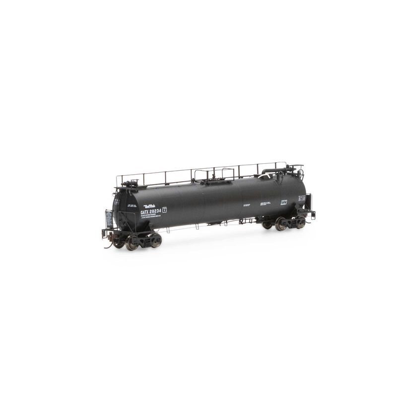 HO TankTrain Intermediate, GATX/Black Small #28234